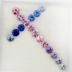 1.22 CTs Natural VS-IF Mixed Madagascar Sapphire Gemstone Lot